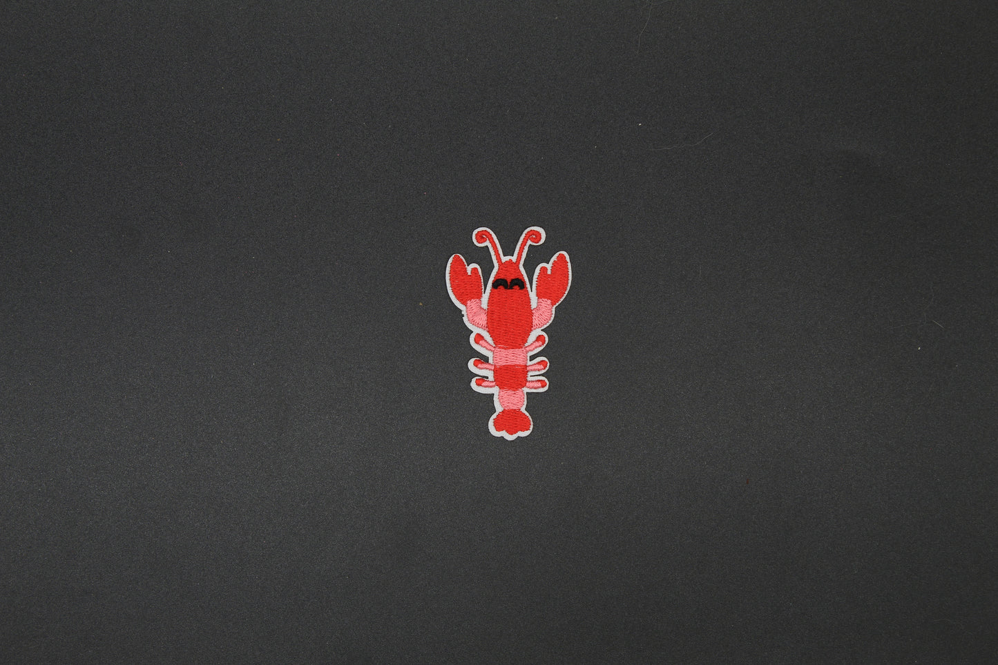Cute Crawfish Embroidered Patch | Kawaii Crawdad Iron-On Appliqué for Hats, Jackets & Bags