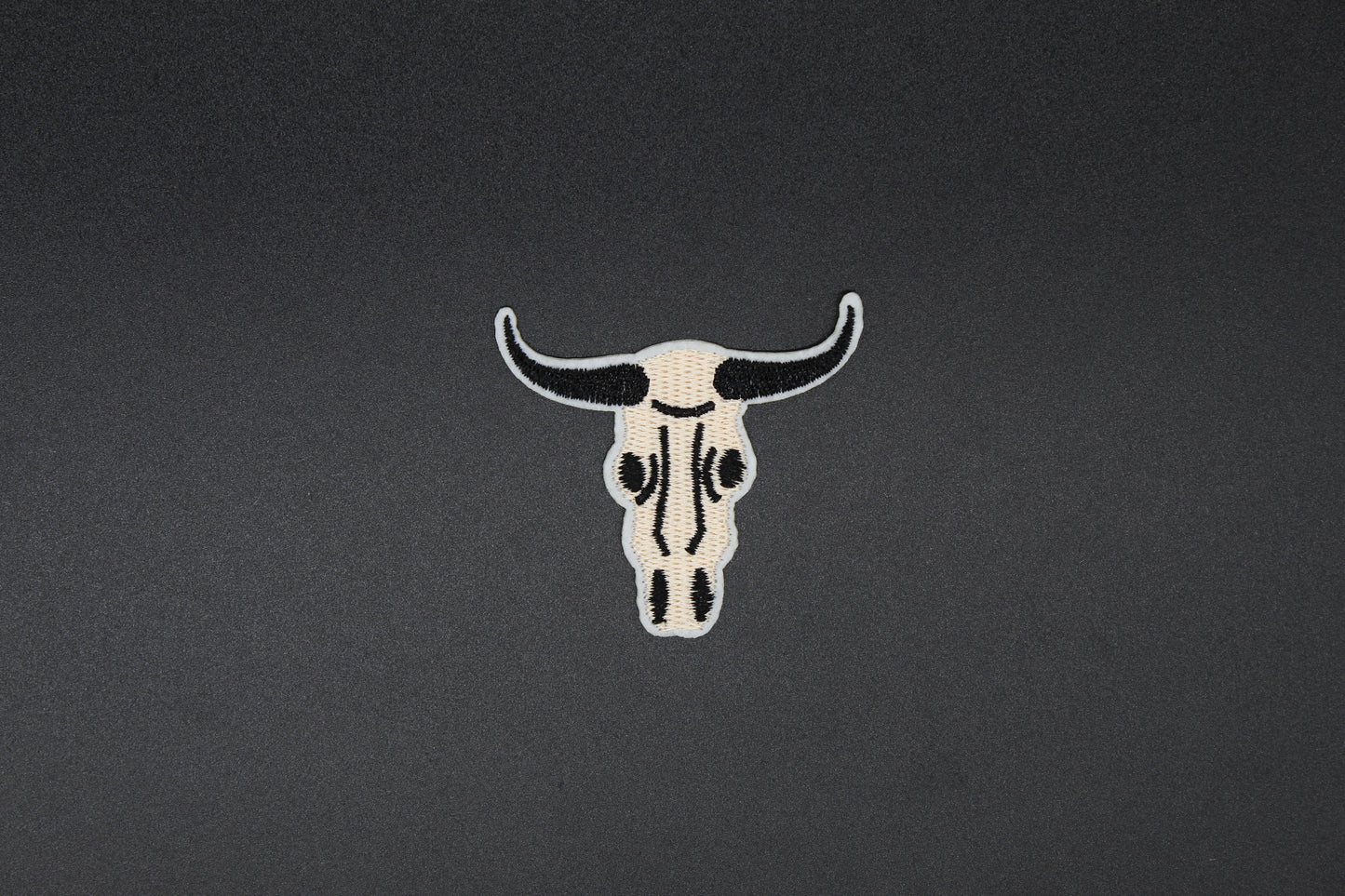 Western Longhorn Skull Iron-On Patch
