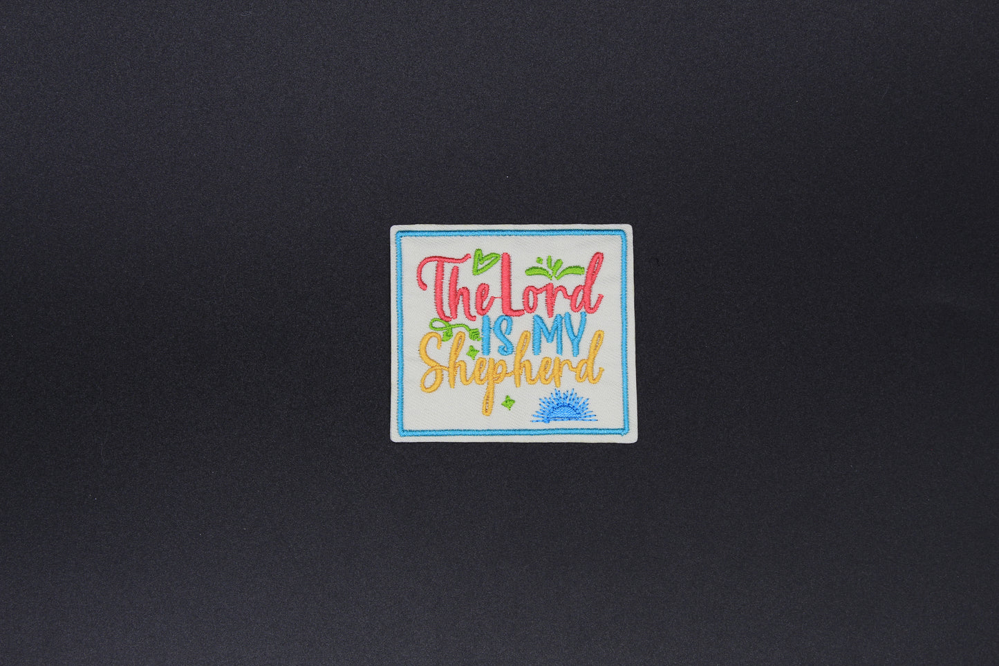 “The Lord Is My Shepherd” Psalm Faith Iron-On Patch