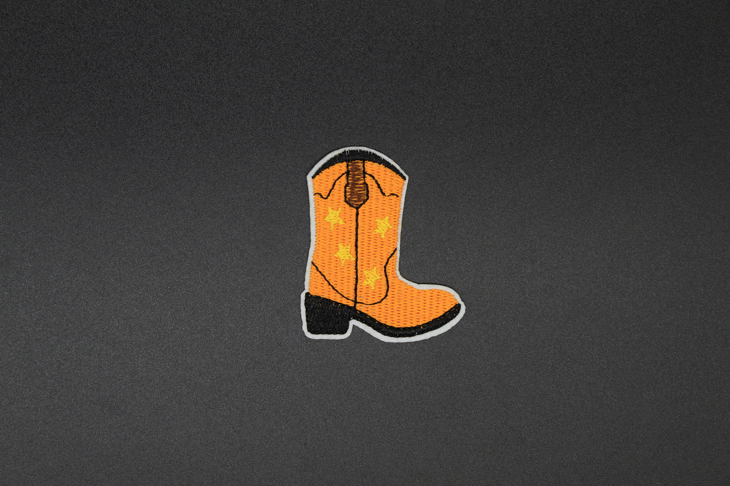 Sunset Star Cowboy Boot Iron-On Patch