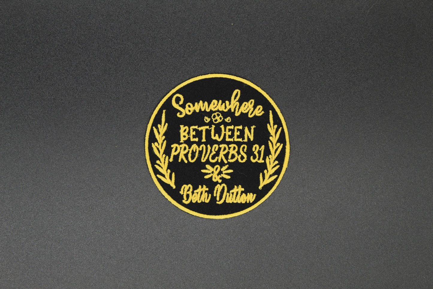 Proverbs Beth Dutton Iron-On Patch