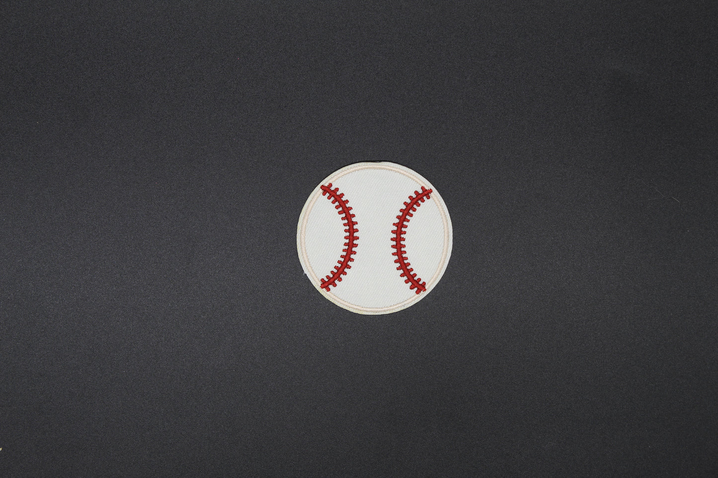 Classic Baseball Embroidered Iron-On Patch