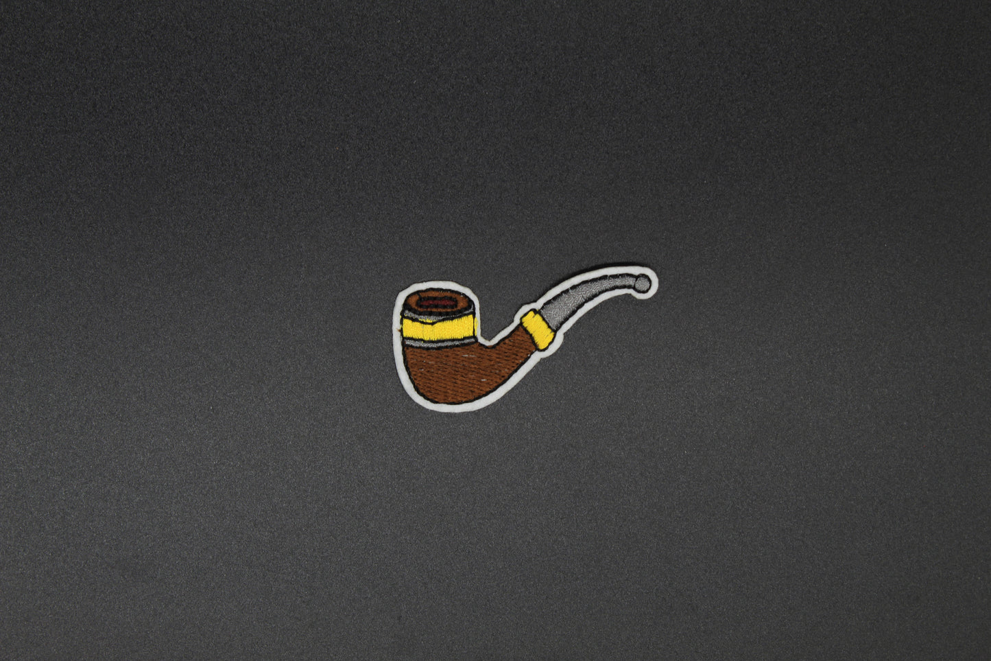 Classic Tobacco Pipe Iron-On Patch