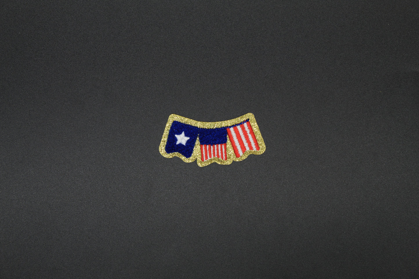 Patriot's Bunting Iron-On-Patch