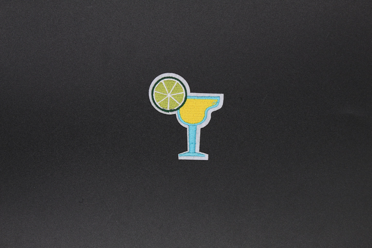 Margarita Glass Iron-On Patch