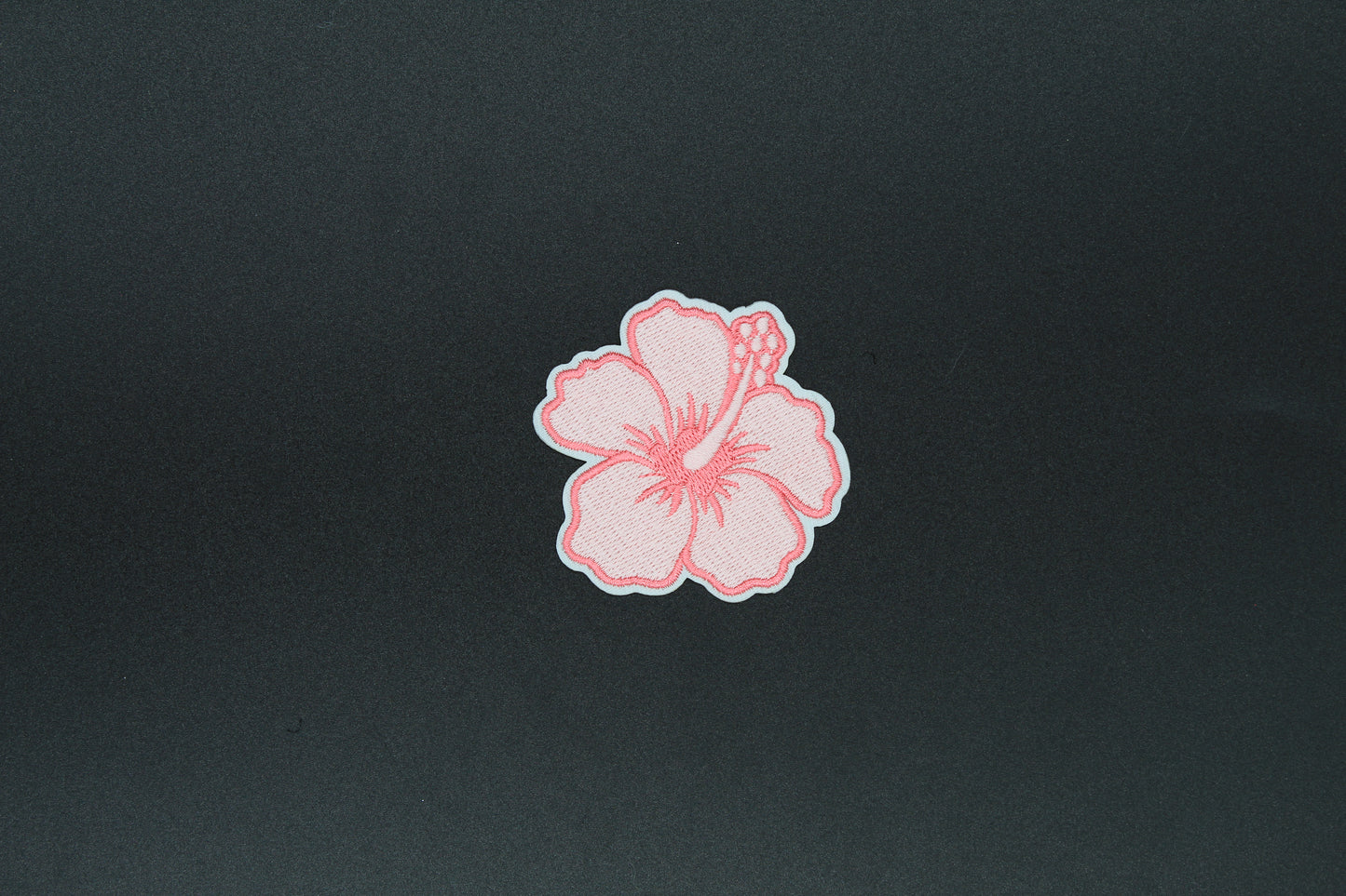 Hibiscus Flower Iron-On Patch