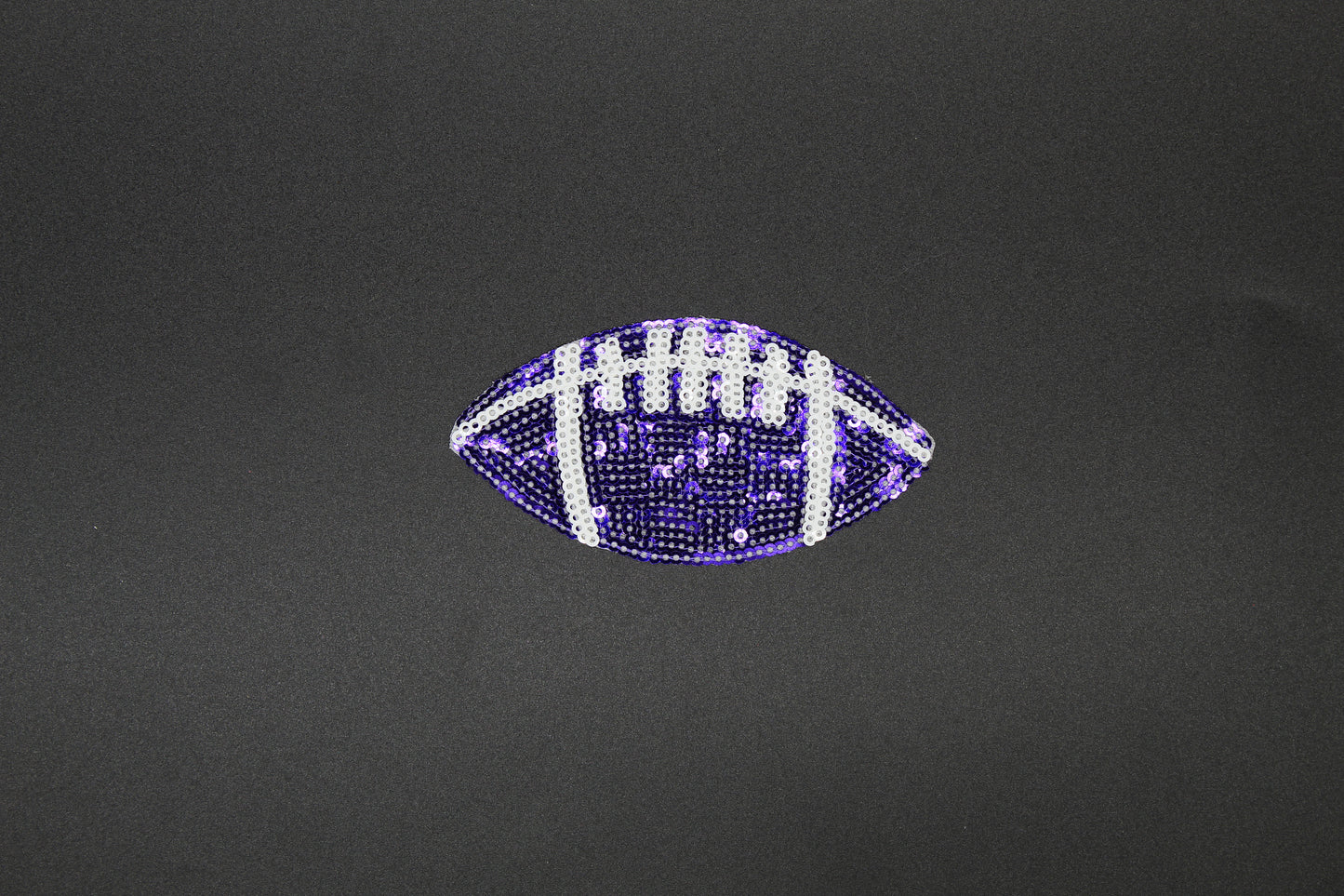 Football Sequin Iron-On Patch