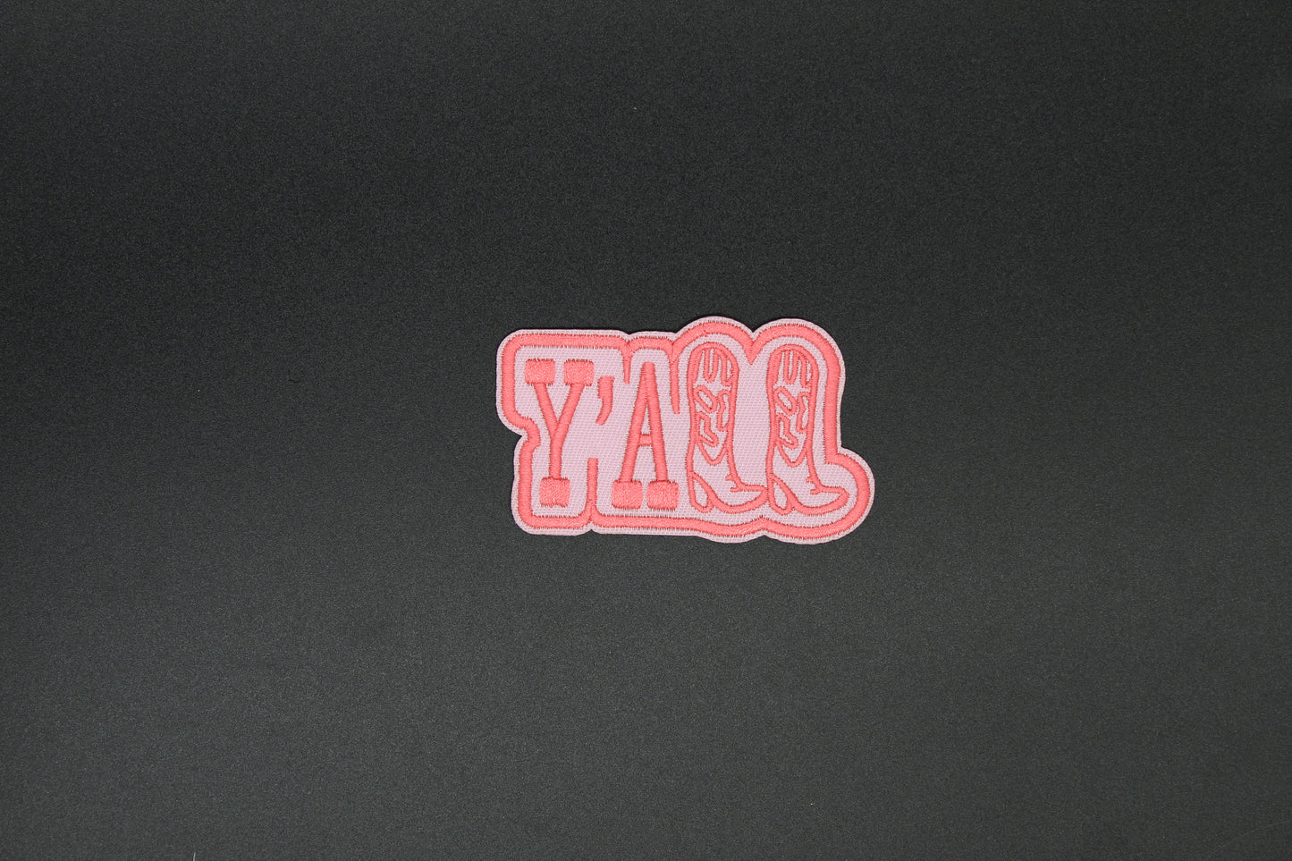 Y’all Cowboy Boots Western Iron-On Patch
