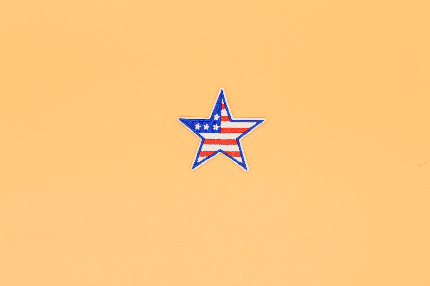 Classic Flag Star Iron-On Patch