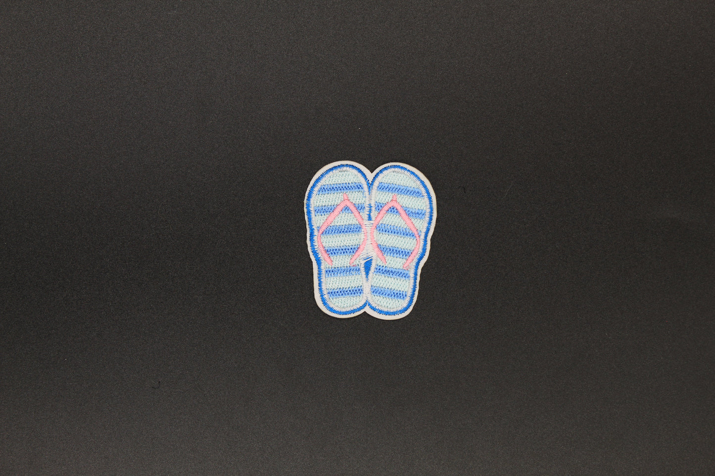 Coastal Flip Flops Iron-On Patch