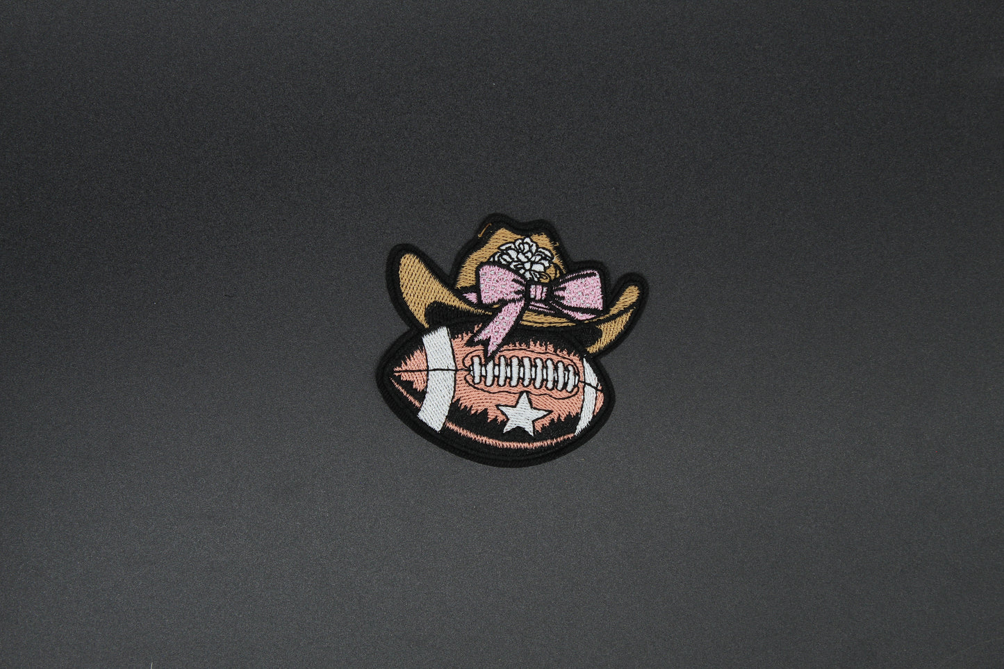 Cowgirl Game Day Football Patch