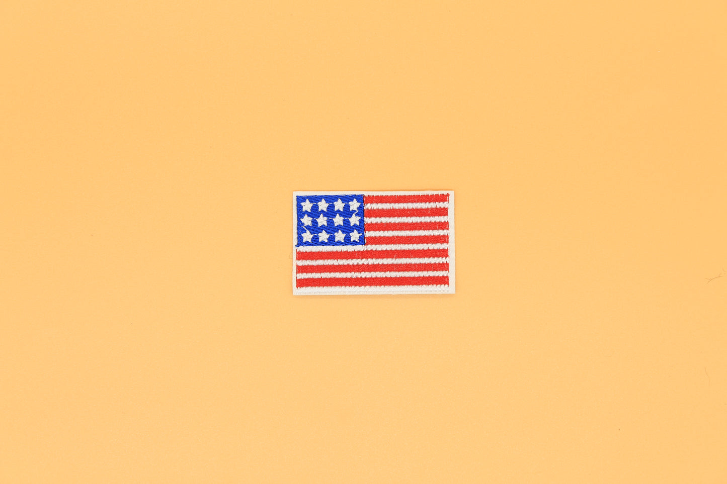Classic Full Color American Flag Iron-On Patch