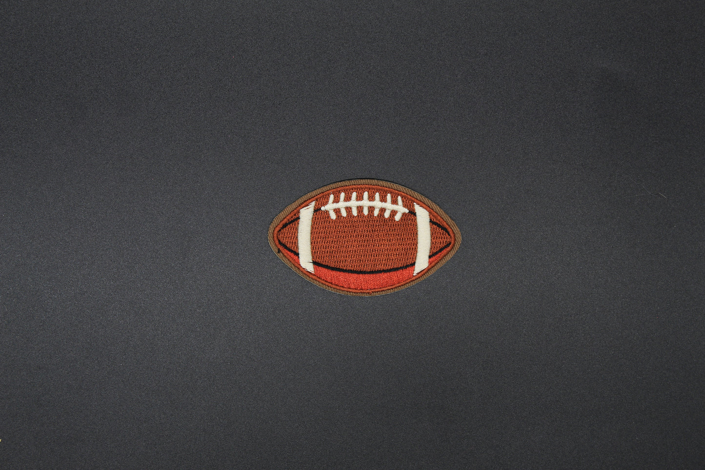 Football Embroidered Iron-On Patch | Classic Sports Ball Patch for Jackets, Hats & Bags