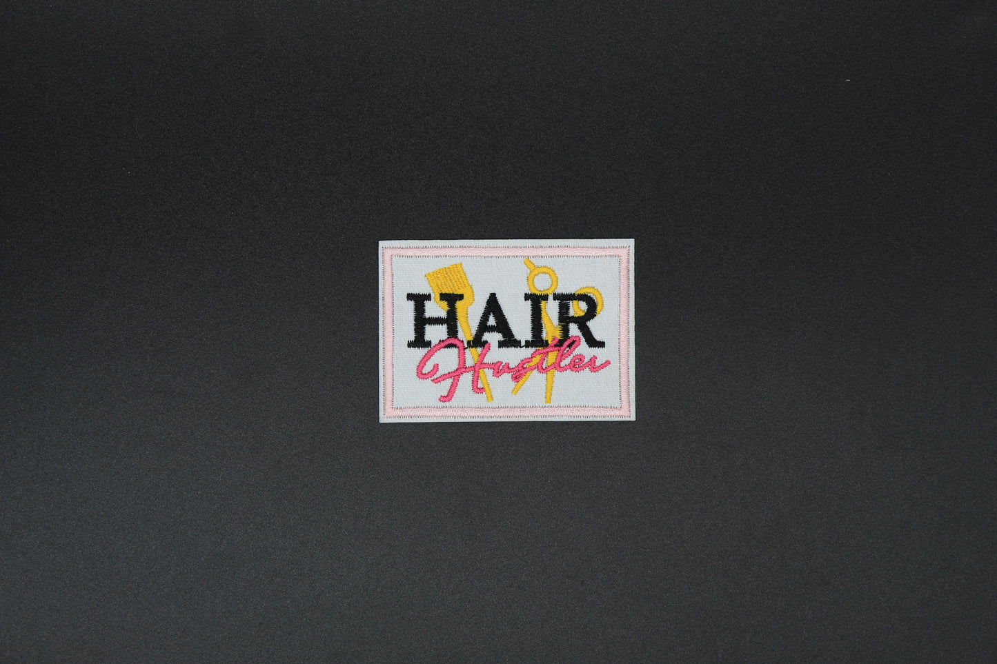 “Hair Hustler” Embroidered Patch