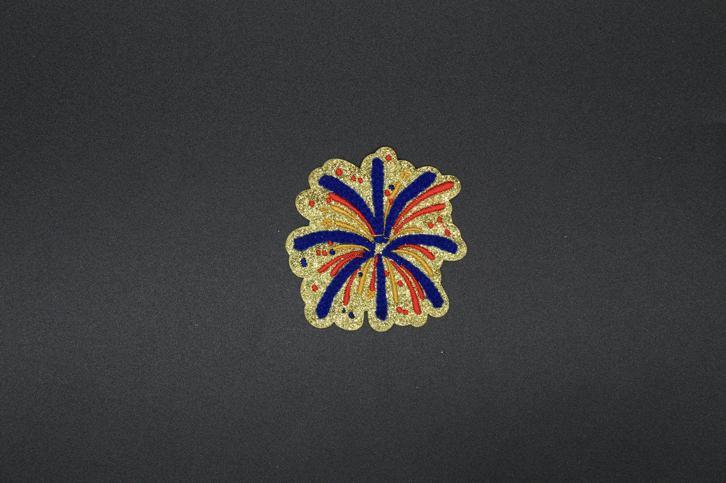 Grand Finale Burst Iron-On-Patch