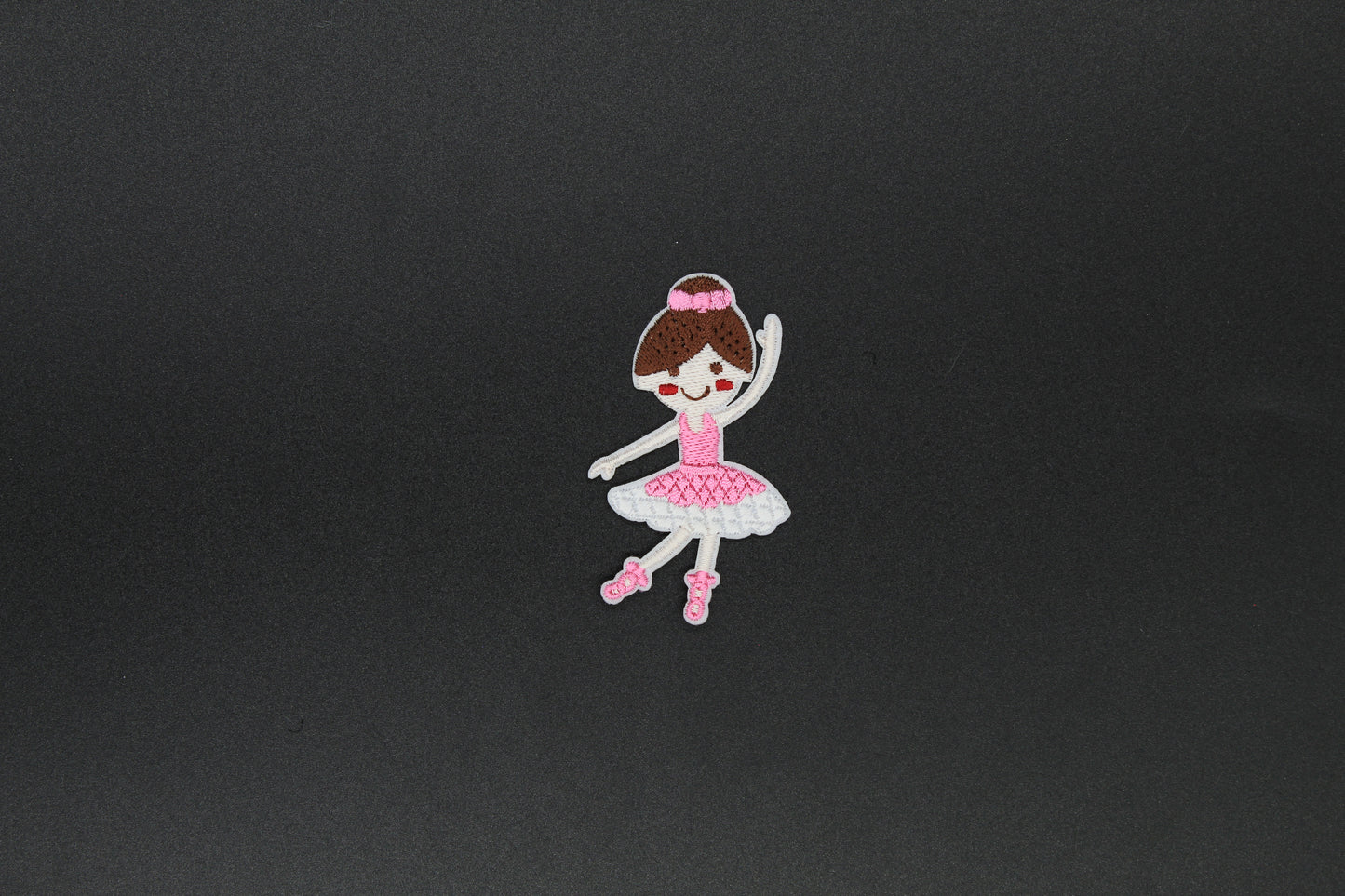 Sweet Ballerina Girl Iron-On Patch
