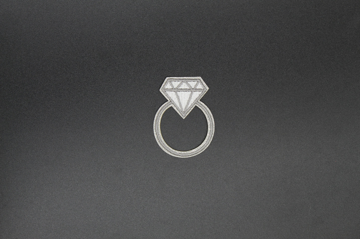 Diamond Ring Iron-On Patch