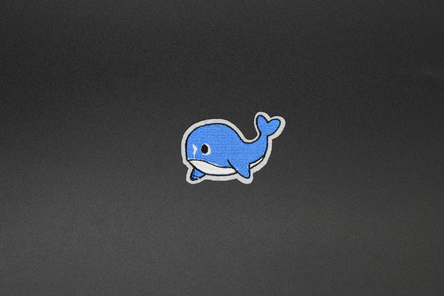 Blue Whale Iron-On Patch