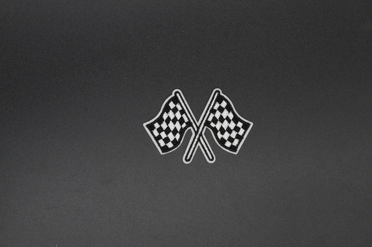 Classic Black & White Checkered Race Flag Patch