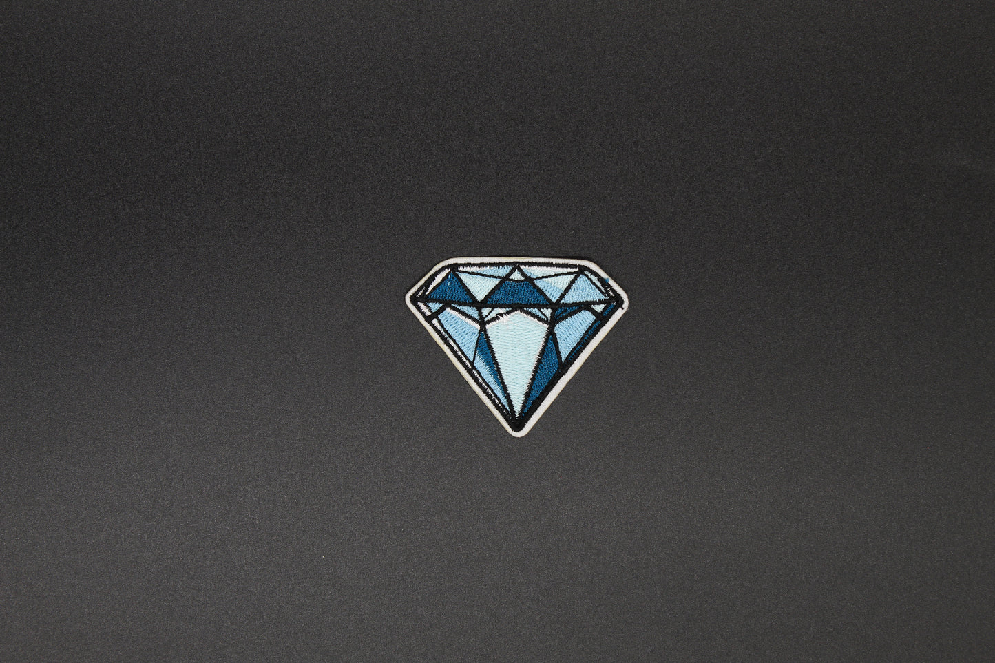 Blue Diamond Iron-On Patch