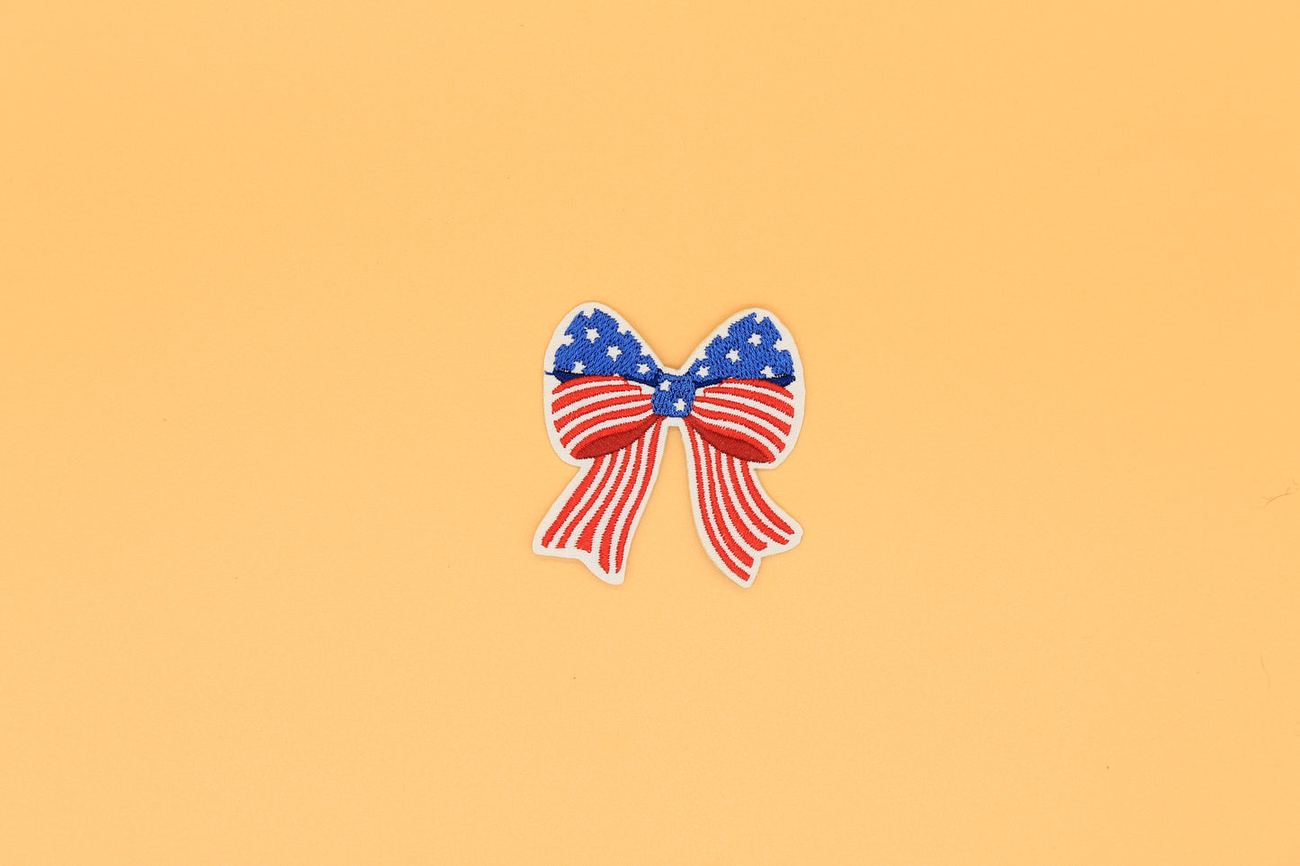 Classic American Bow Iron-On Patch