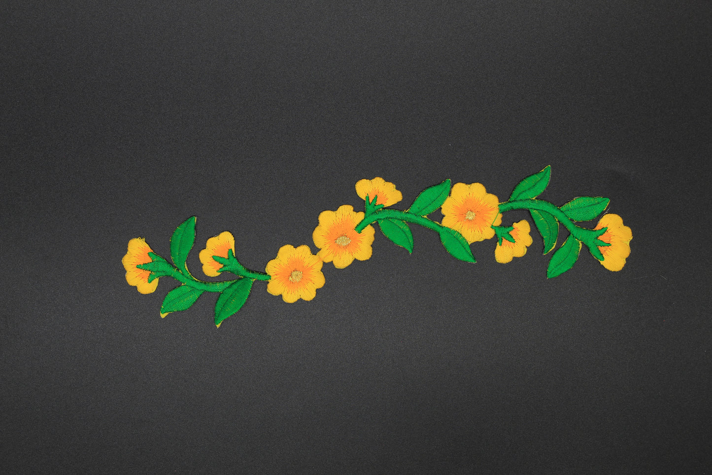 Floral Vine Iron-On Patch