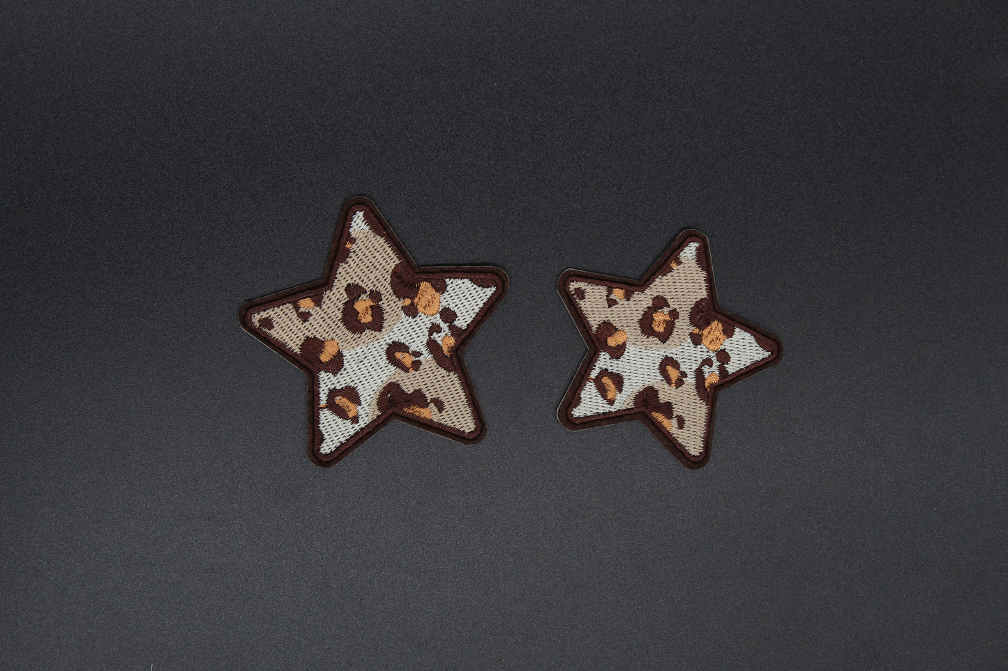 Leopard Print Star Patch