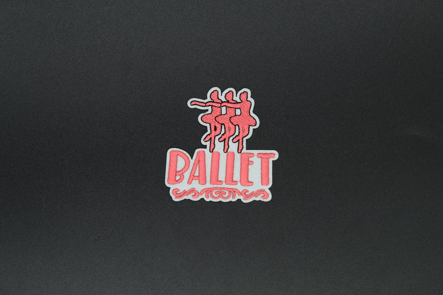 Ballet Dancers Script Iron-On Patch