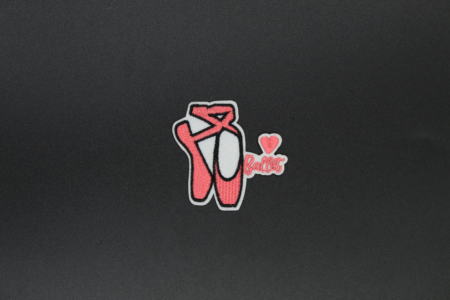 Pink Pointe Shoes Ballet Iron-On Patch