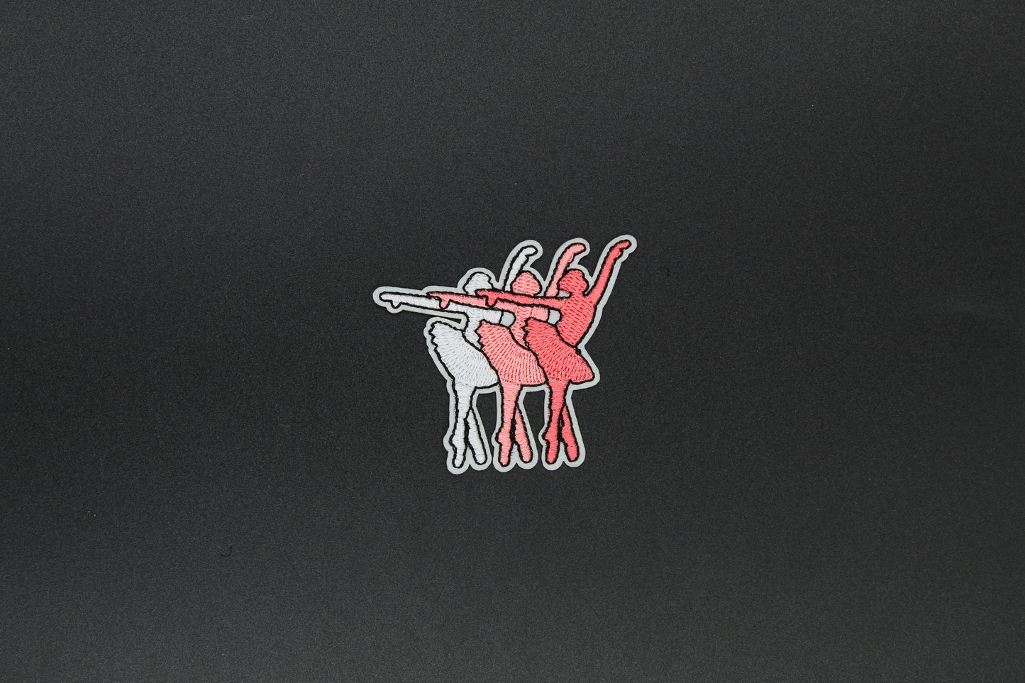 Trio Ballerina Silhouette Iron-On Patch