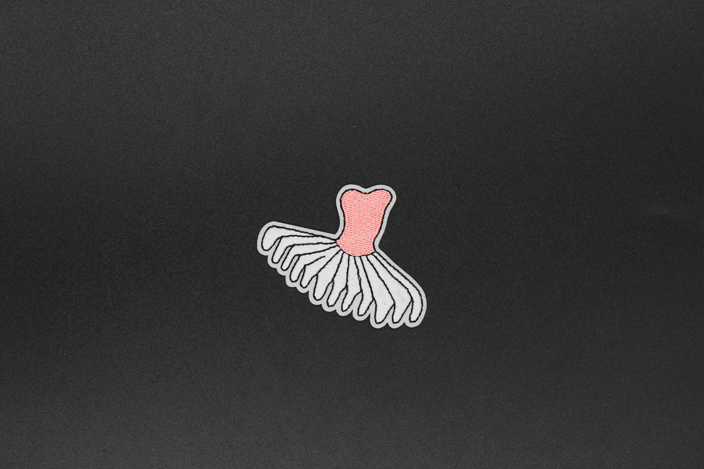 Minimalist Ballet Tutu Iron-On Patch