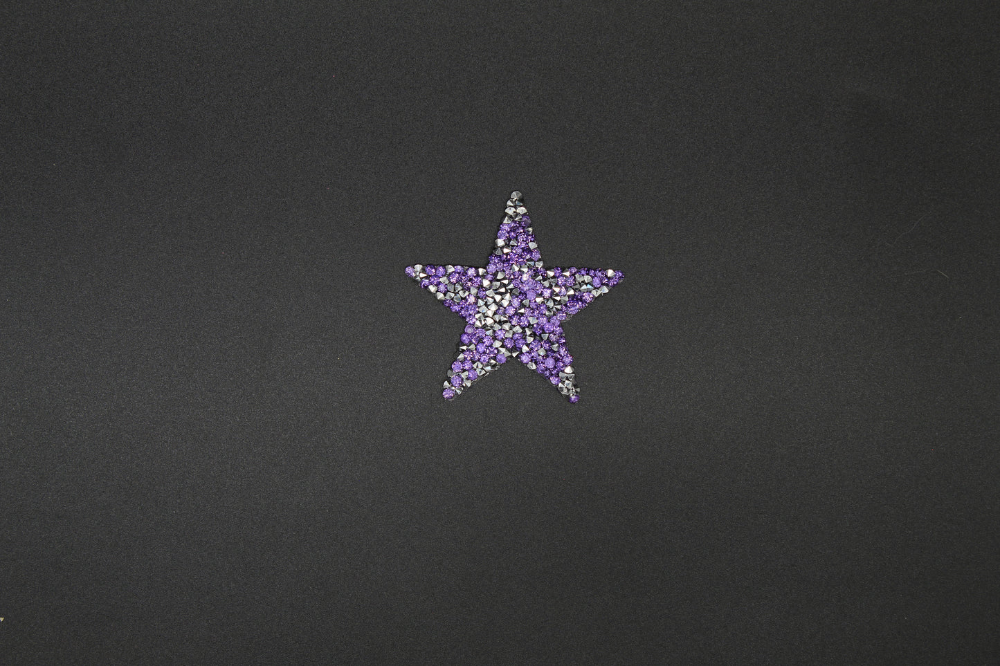 Rhinestone Star Patch | Sparkly Glitter Star Iron-On Patch | Multiple Color Options