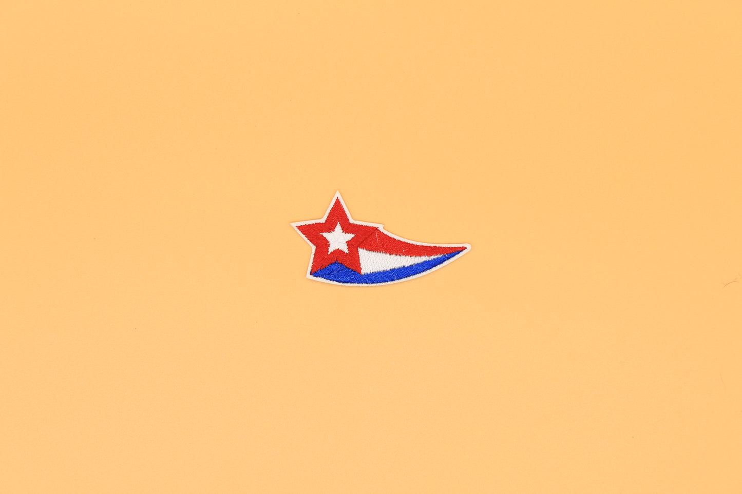 Patriotic Shooting Star Iron-On Patch