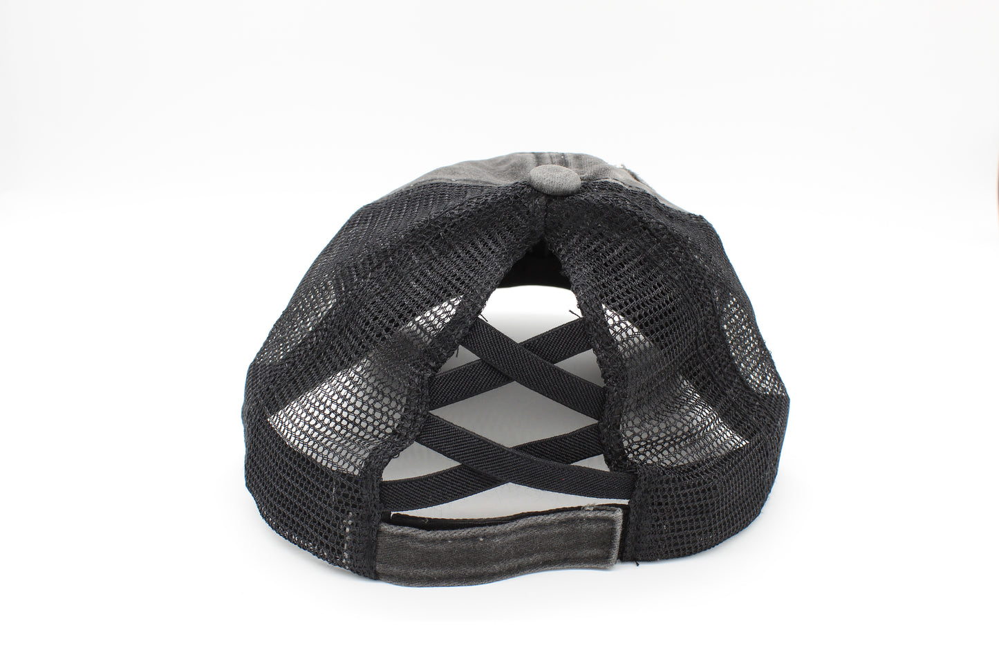 Yellowstone Ranch Style Criss-Cross Ponytail Hat