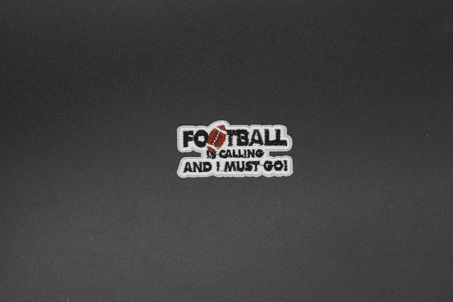 Football Is Calling Iron-On Patch