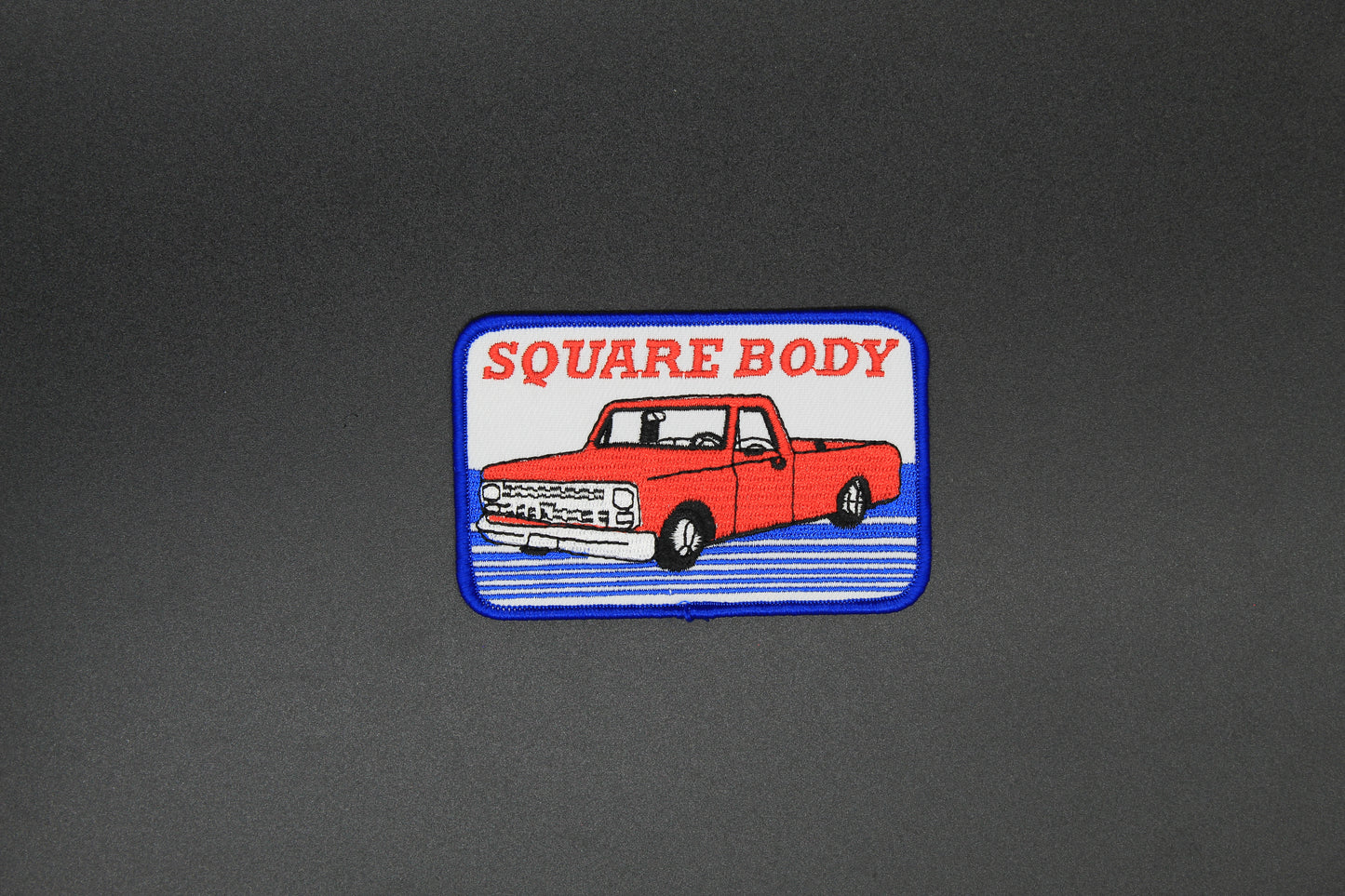 Square Body Truck Iron-On Patch