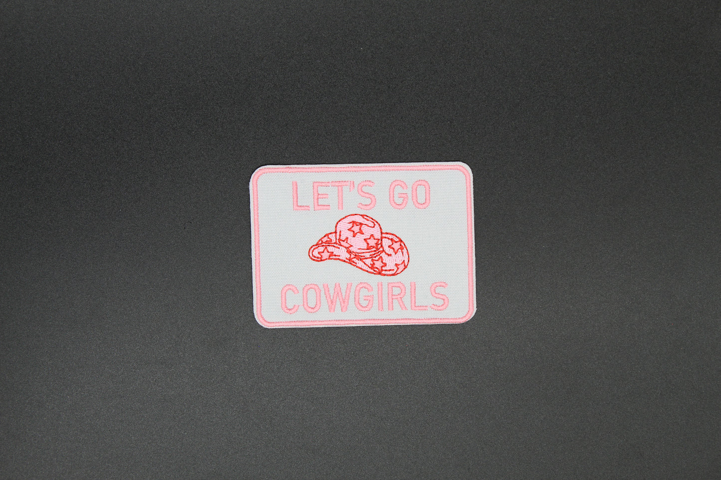 Let’s Go Cowgirls Iron-On Patch