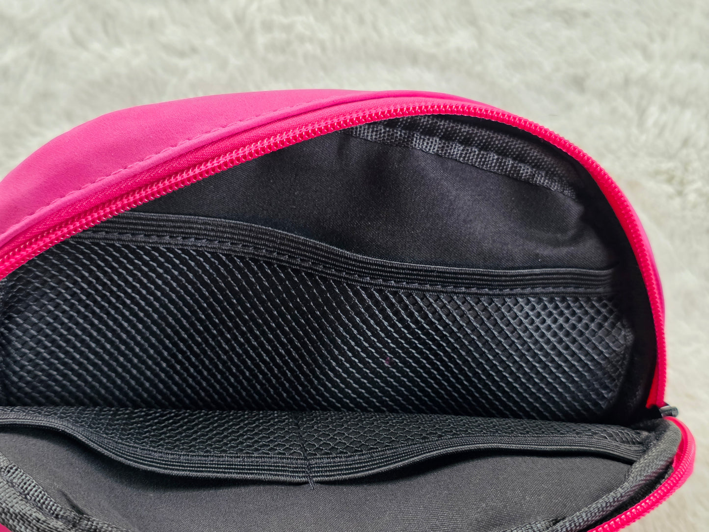 Faux Leather Belt Bag – Hot Pink