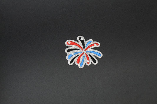 Glitter Firework Iron-on Patch