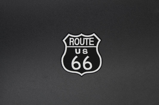 Route 66 Classic Highway Shield Iron-On Patch