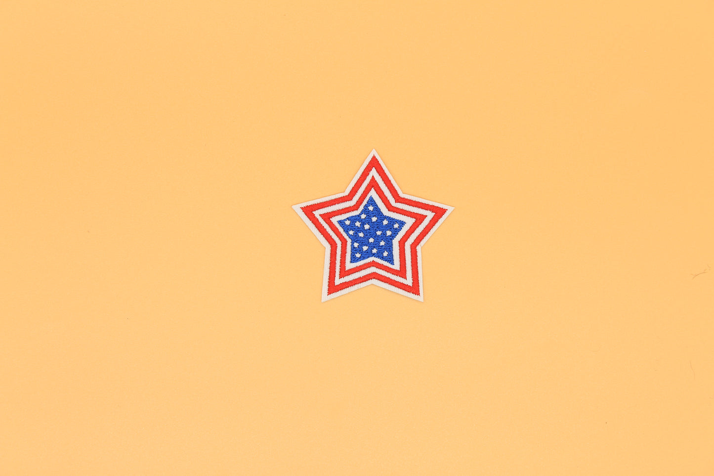 Layered Americana Star Iron-On Patch