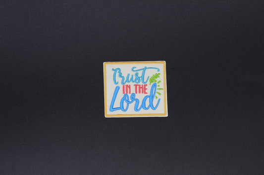 “Trust in the Lord” Inspirational Faith Iron-On Patch
