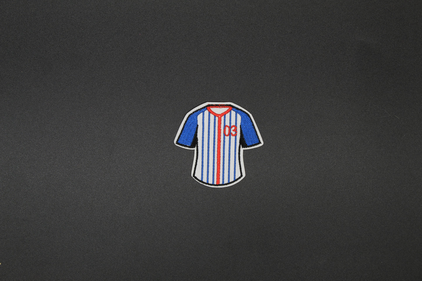 Vintage Baseball Jersey Embroidered Iron-On Patch