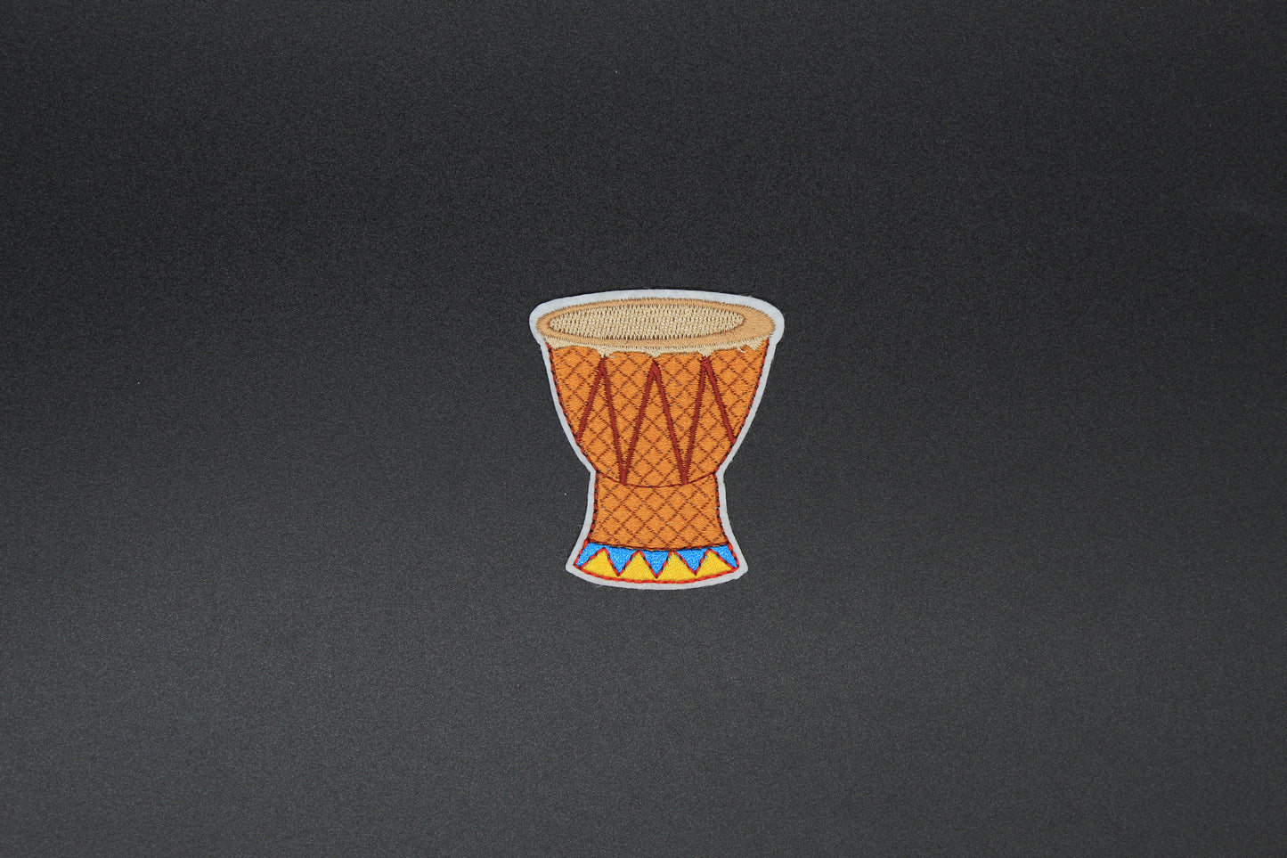 Djembe Drum Iron-On Patch