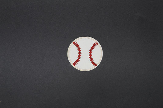 Classic Baseball Embroidered Iron-On Patch