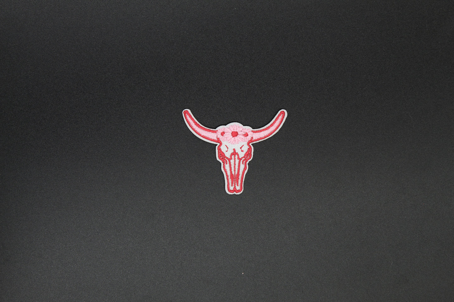 Western Longhorn Skull Iron-On Patch