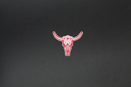 Western Longhorn Skull Iron-On Patch