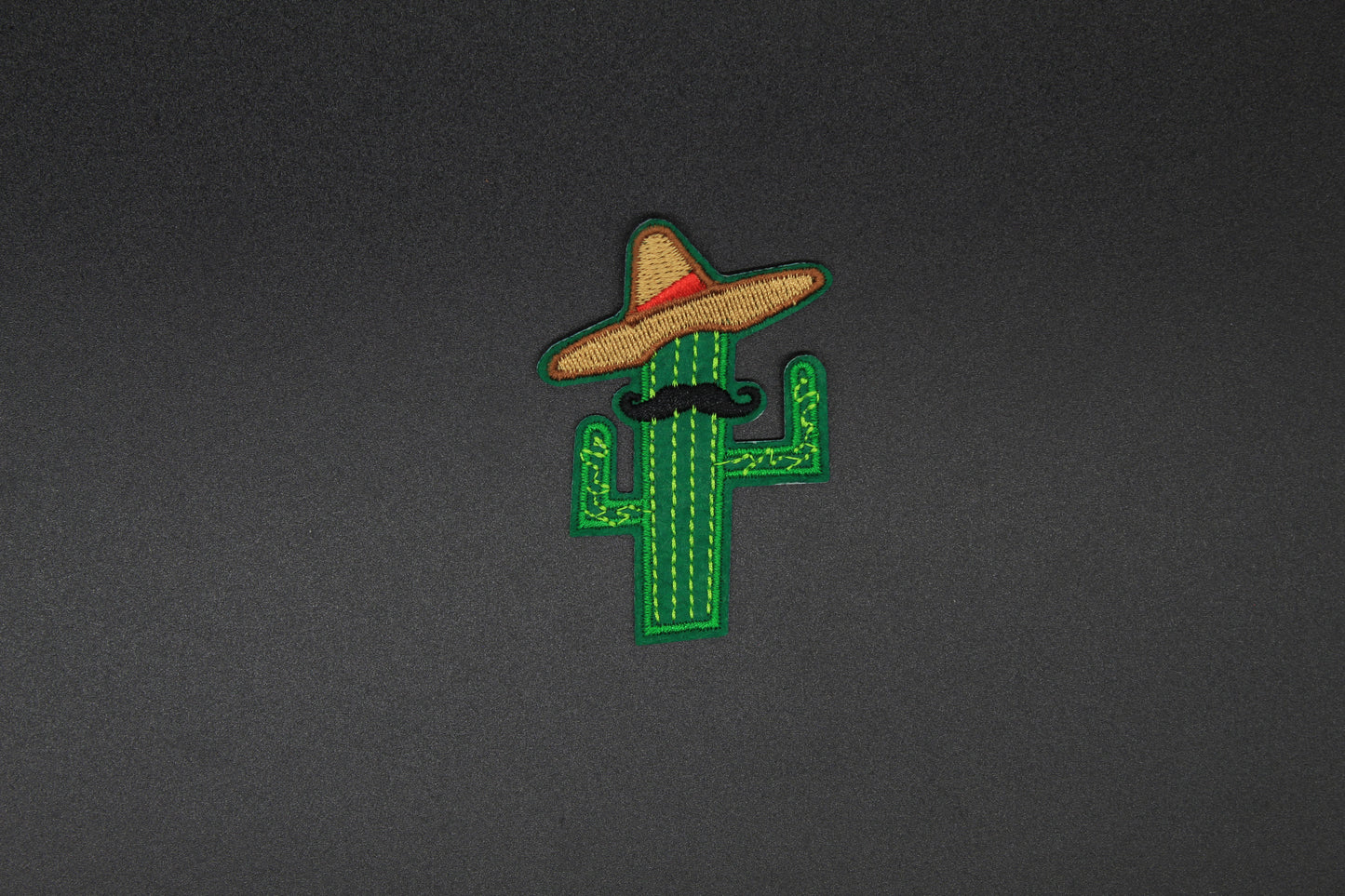Fiesta Cactus Sombrero Iron-On Patch