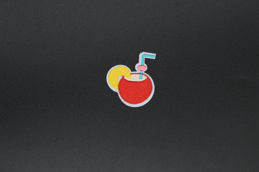 Tropical Punch Drink Iron-On Patch