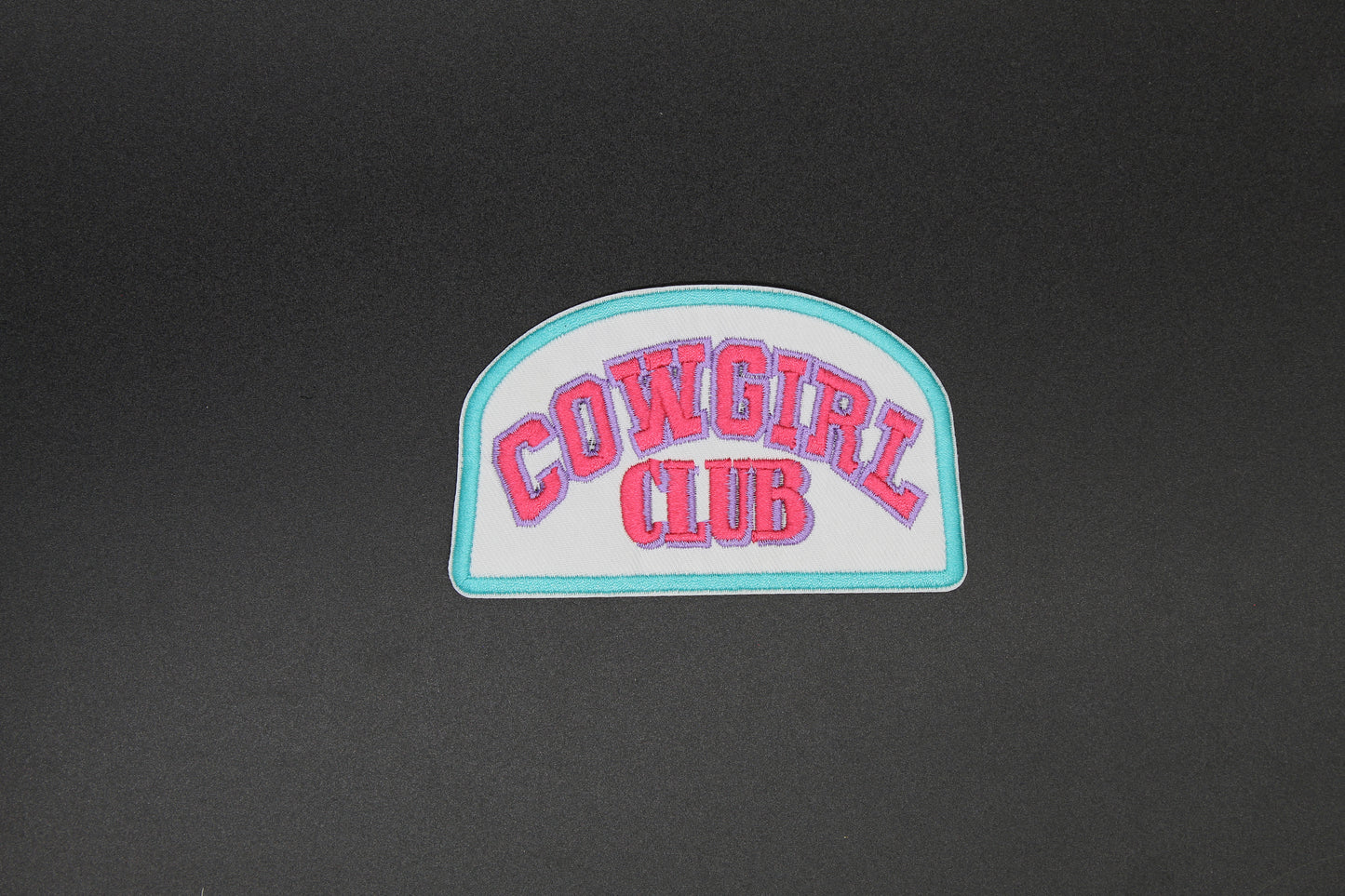 Cowgirl Club Western Iron-On Patch
